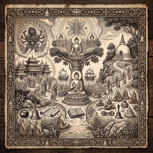 Lee más sobre el artículo La doctrina del trikāya: Rūpakāya, Dharmakāya y Sambhogakāya